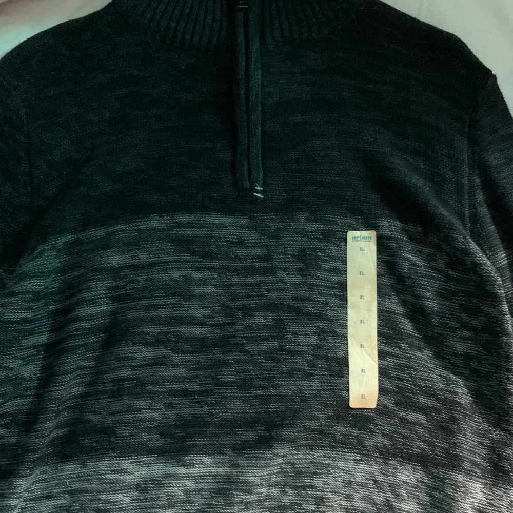 Quarter zip sweater
